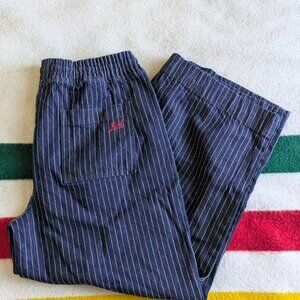 Damson Madder Rafe navy pin stripe jeans size 14